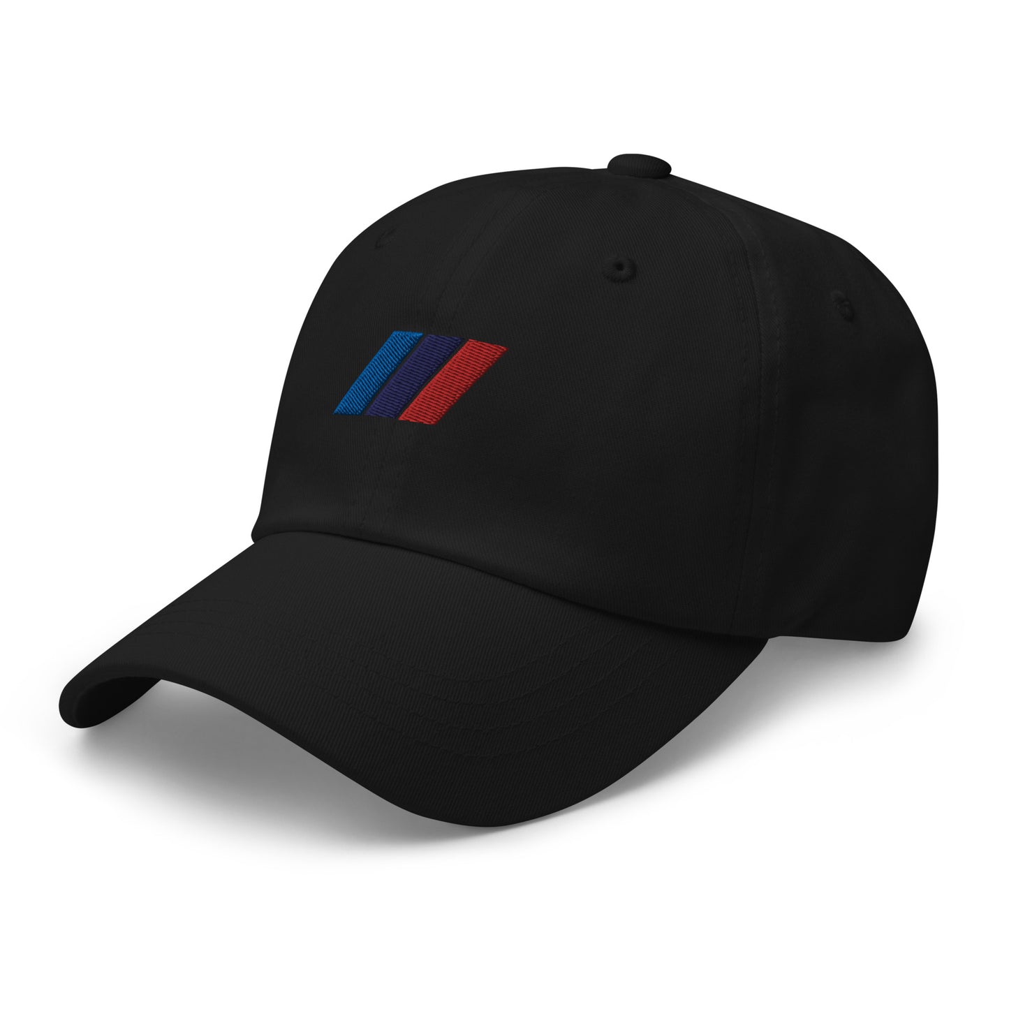 Embroidered M Stripe Dad Hat