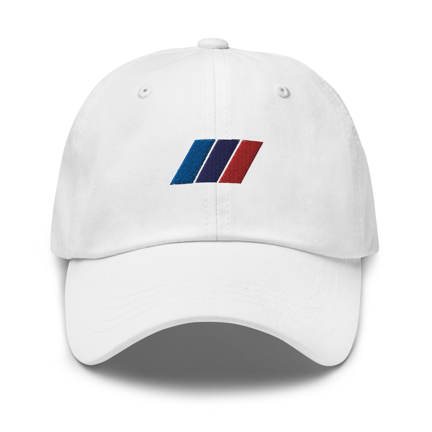 Embroidered M Stripe Dad Hat