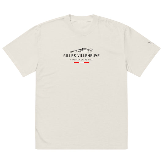 Gilles Villeneuve Grand Prix Oversized Faded T-Shirt