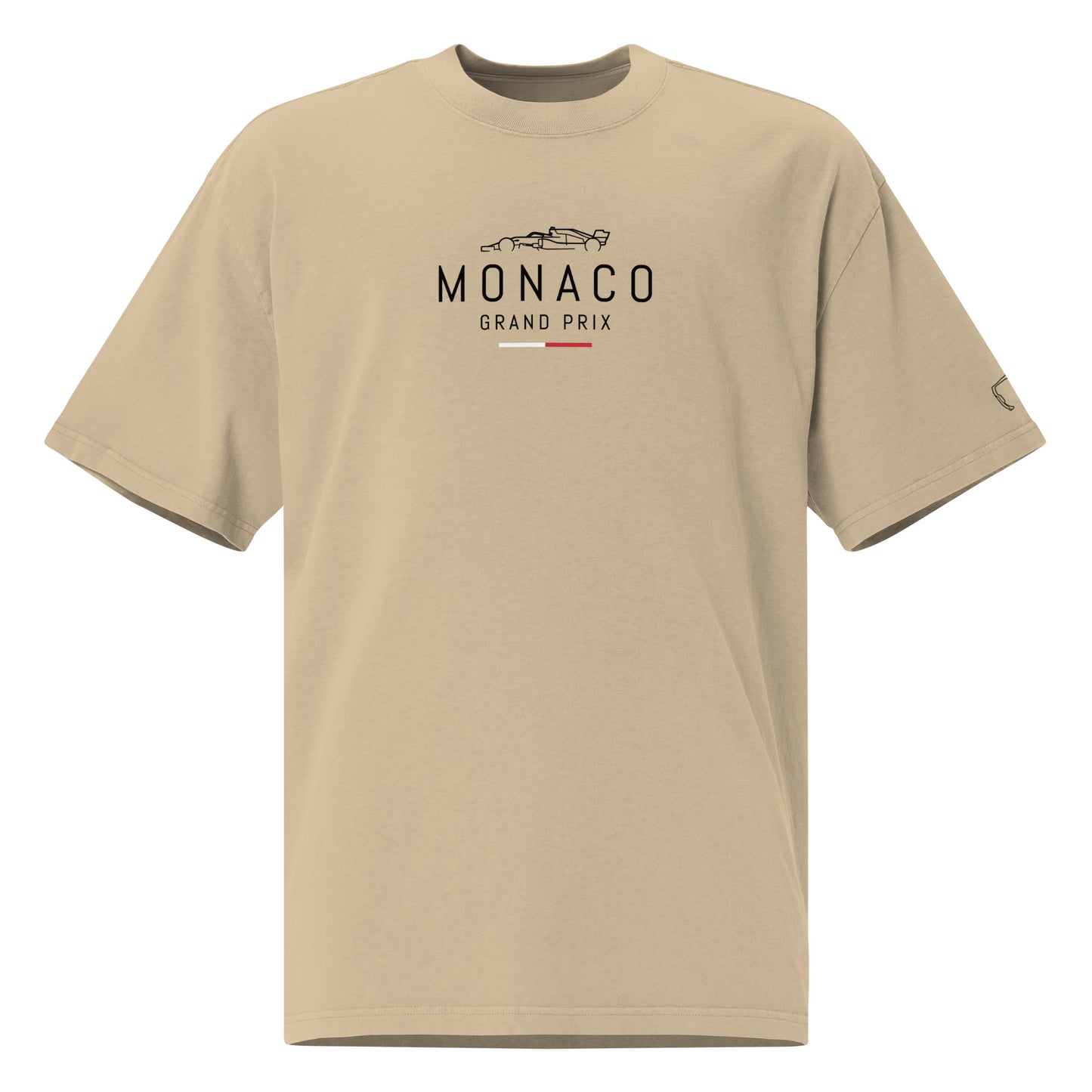 Monaco Grand Prix Oversized Faded T-Shirt