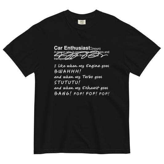 Car Enthusiast Definition T-shirt