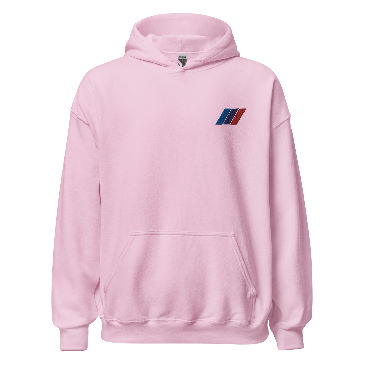 Embroidered M Stripe Hoodie