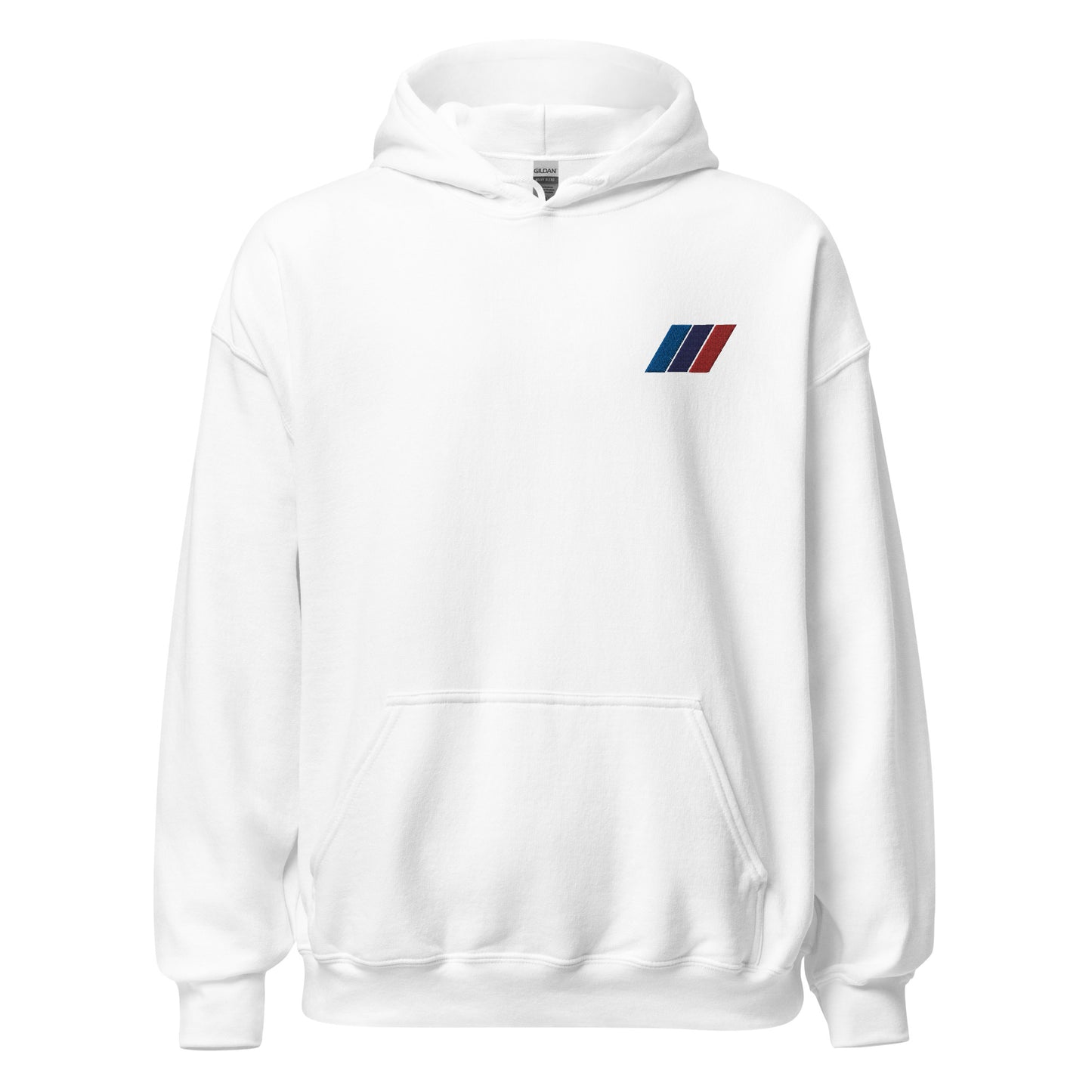 Embroidered M Stripe Hoodie